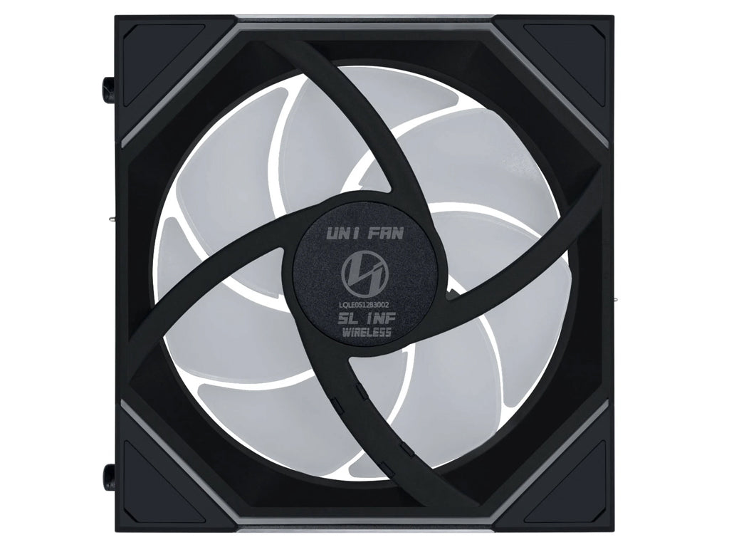 Ventilator za ohišje Lian Li UNI FAN SL-INF Wireless 120 Reverse Blade ARGB PWM 120mm, črn