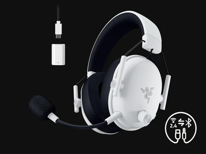 Slušalke Razer BlackShark V3, bele