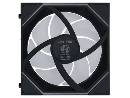 Ventilator za ohišje Lian Li UNI FAN SL-INF Wireless 120 ARGB PWM 120mm, 3 Pack+kontroler, črn