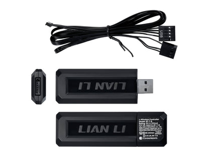 Ventilator za ohišje Lian Li UNI FAN SL-INF Wireless 120 ARGB PWM 120mm, 3 Pack+kontroler, črn
