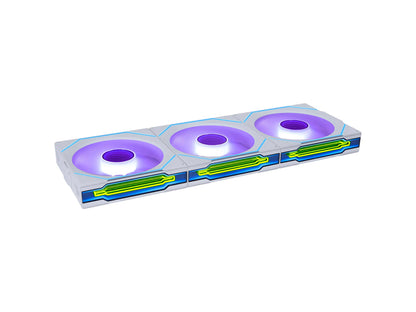 Ventilator za ohišje Lian Li UNI FAN SL-INF Wireless 120 Reverse Blade ARGB PWM 120mm, 3 Pack+kontroler, bel
