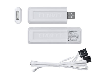 Ventilator za ohišje Lian Li UNI FAN SL-INF Wireless 120 Reverse Blade ARGB PWM 120mm, 3 Pack+kontroler, bel