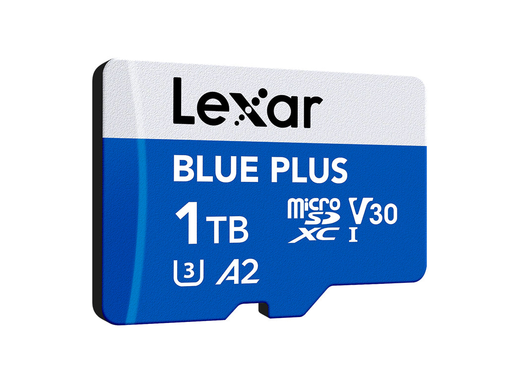 Spominska kartica Lexar BLUE PLUS, Micro SDXC, 1TB, 170MB/s, U3, V30, A2, UHS-I, z adapterjem