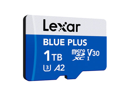 Spominska kartica Lexar BLUE PLUS, Micro SDXC, 1TB, 170MB/s, U3, V30, A2, UHS-I, z adapterjem