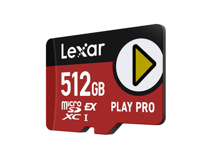Spominska kartica Lexar PLAY PRO, Micro SDXC Express 7.1, 512GB, 900MB/s, V30