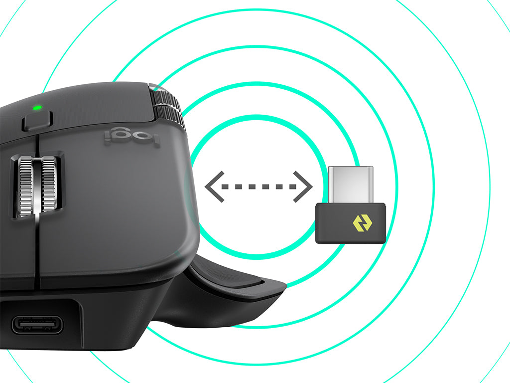Miška Logitech MX Master 4, Wireless, grafitna