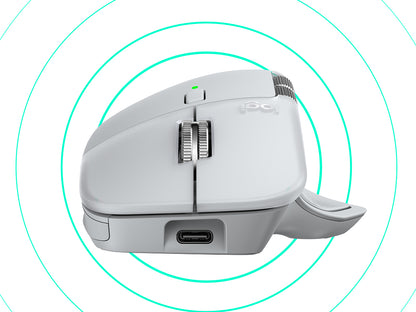 Miška Logitech MX Master 4 for Mac, Wireless, bela