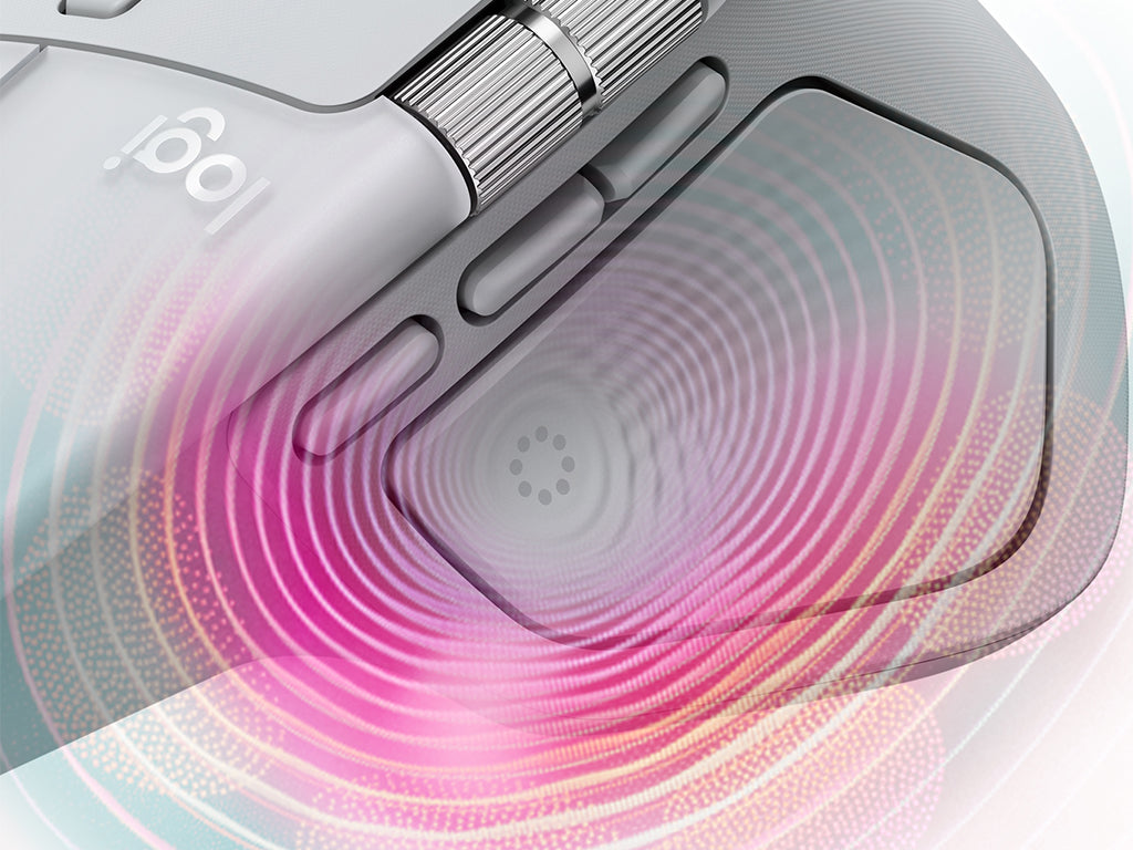Miška Logitech MX Master 4 for Mac, Wireless, bela
