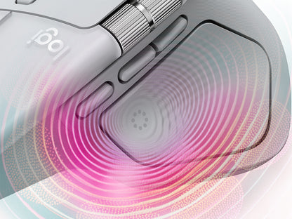 Miška Logitech MX Master 4 for Mac, Wireless, bela