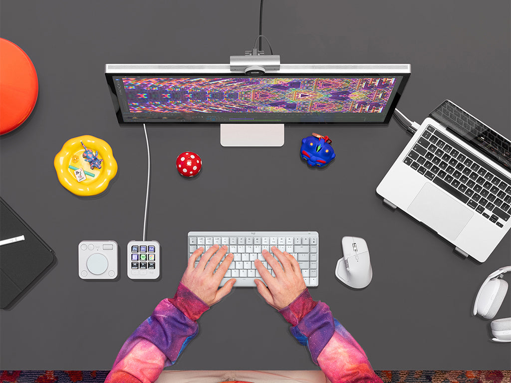 Miška Logitech MX Master 4 for Mac, Wireless, bela