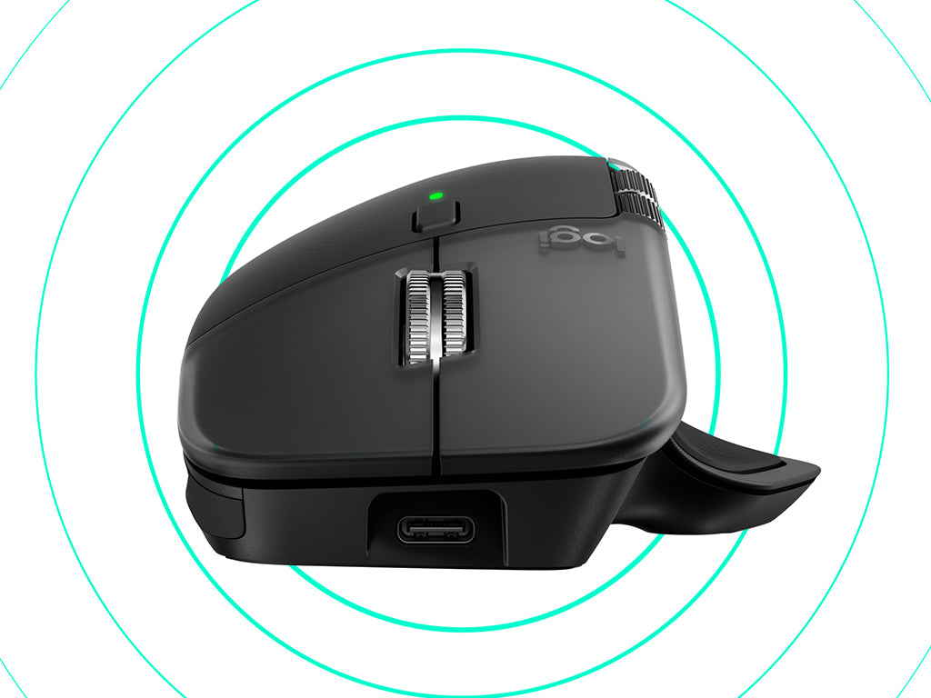 Miška Logitech MX Master 4 for Mac, Wireless, Space črna
