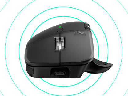 Miška Logitech MX Master 4 for Mac, Wireless, Space črna