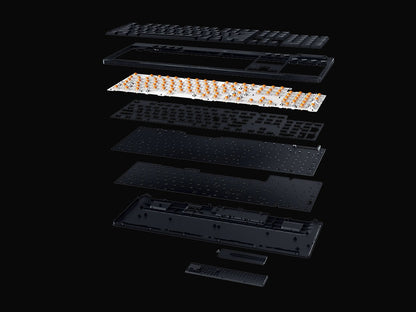 Tipkovnica Razer BlackWidow V4 Low-profile HyperSpeed, Rumena stikala, US SLO g.