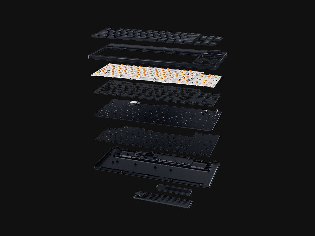 Tipkovnica Razer BlackWidow V4 Low-profile Tenkeyless HyperSpeed, Zelena stikala, US SLO g.