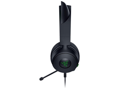 Slušalke Razer Kraken Kitty V3 X, črne, 3.5 mm