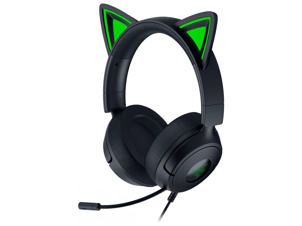 Slušalke Razer Kraken Kitty V3 X, črne, 3.5 mm