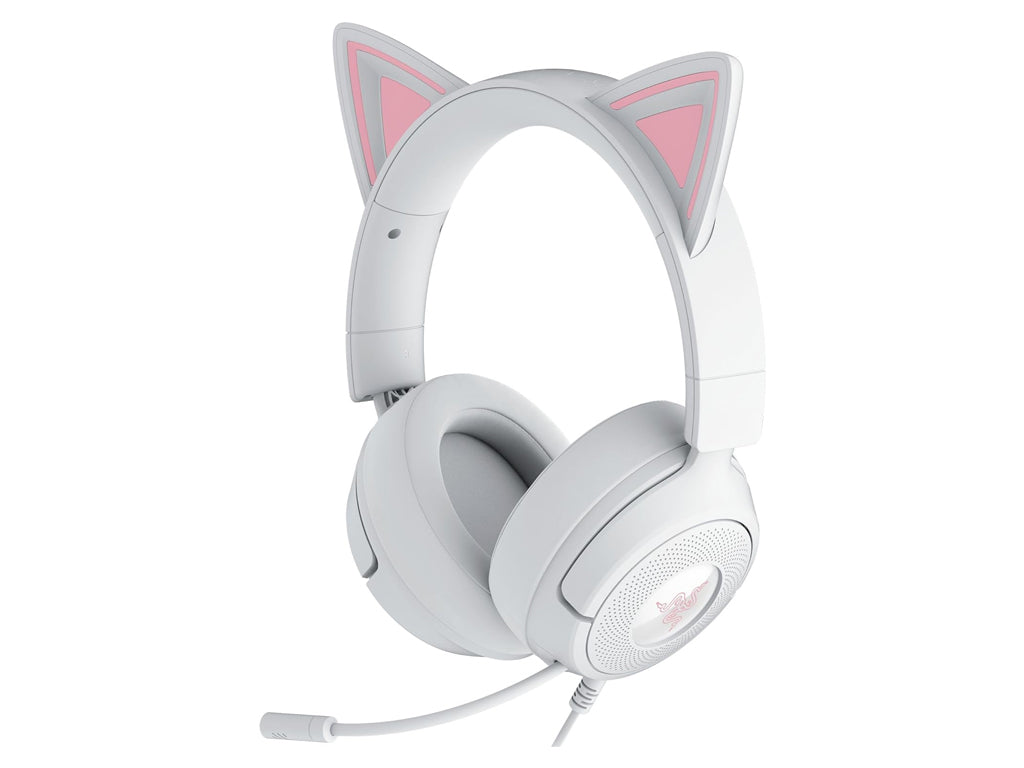 Slušalke Razer Kraken Kitty V3 X, bele, 3.5 mm