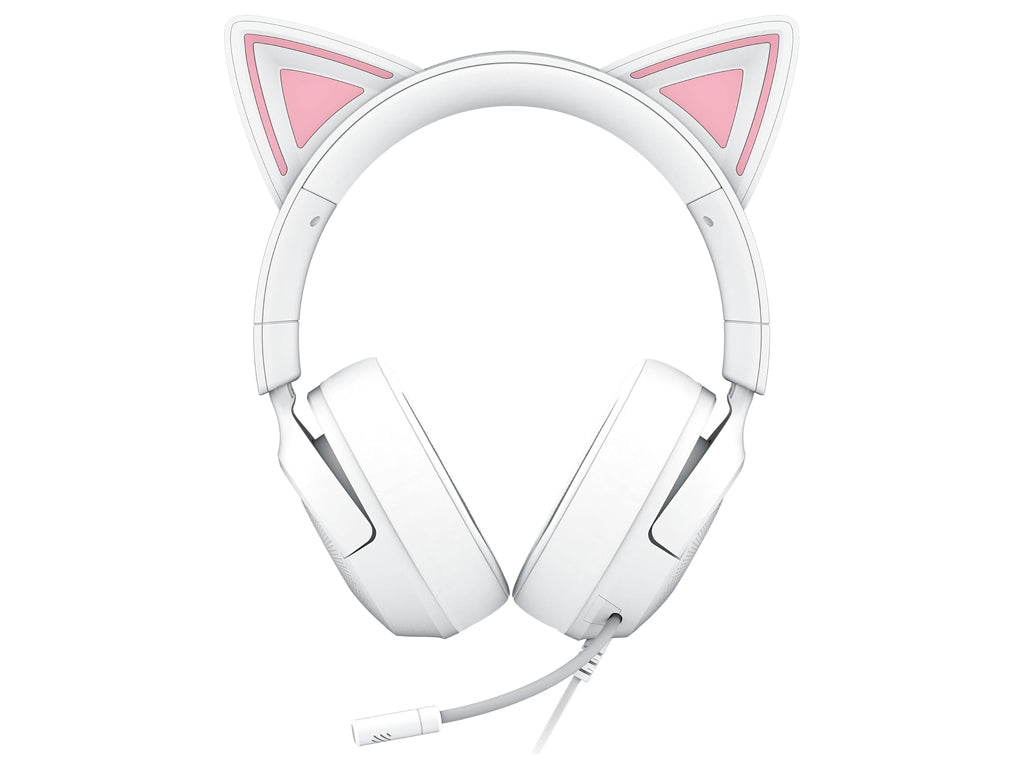 Slušalke Razer Kraken Kitty V3 X, bele, 3.5 mm