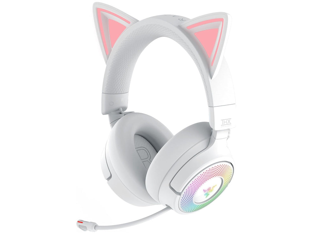 Slušalke Razer Kraken Kitty V3 Pro, bele