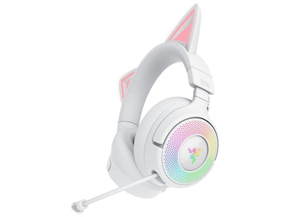 Slušalke Razer Kraken Kitty V3 Pro, bele