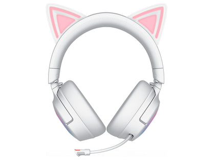 Slušalke Razer Kraken Kitty V3 Pro, bele