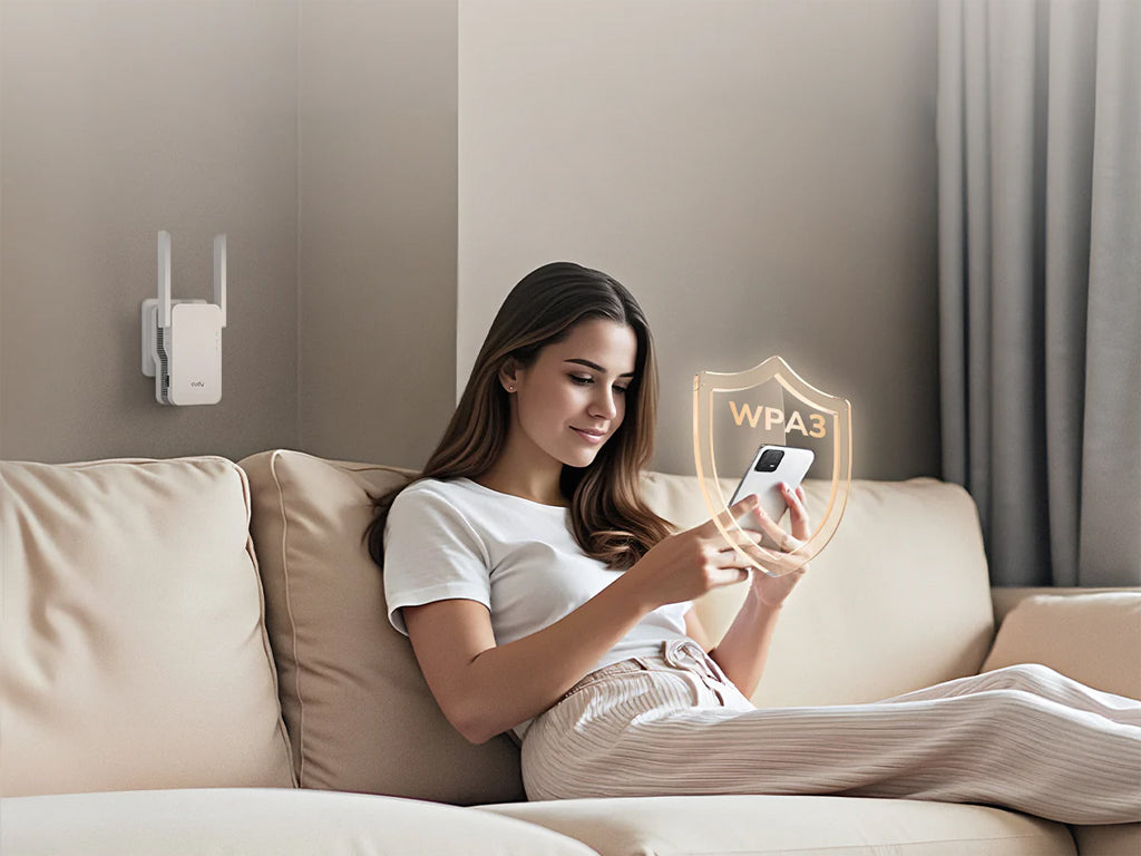 Ojačevalec Wi-Fi Repeater CUDY RE3600, BE3600 WiFi 7 Mesh