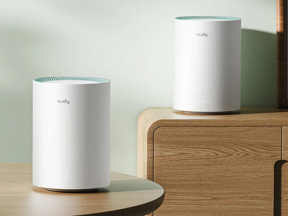 Mesh sistem CUDY M1500 (3-Pack), AX1500 Gigabit Wi-Fi 6