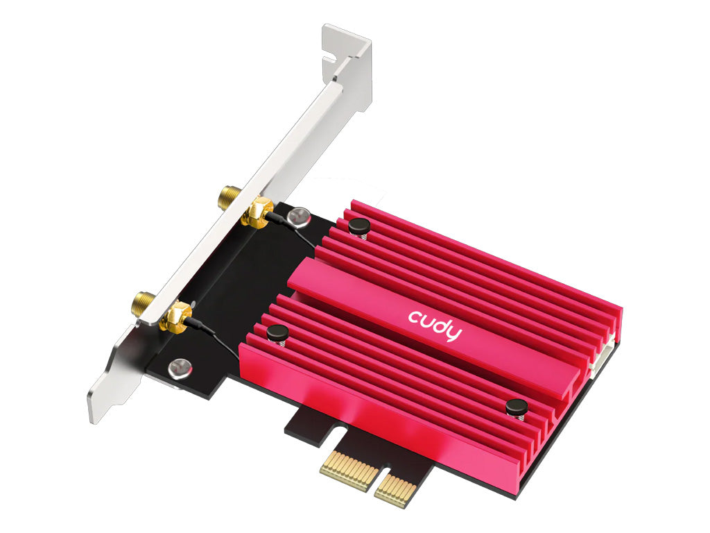 PCI-E brezžični adapter CUDY WE9300S, BE9300 Tri-Band Wi-Fi 7, Bluetooth 5.4, Intel BE200