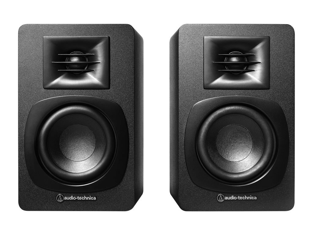 Zvočniki Audio-Technica AT-SP3X, Bookshelf, RCA, Bluetooth 5.3, črni
