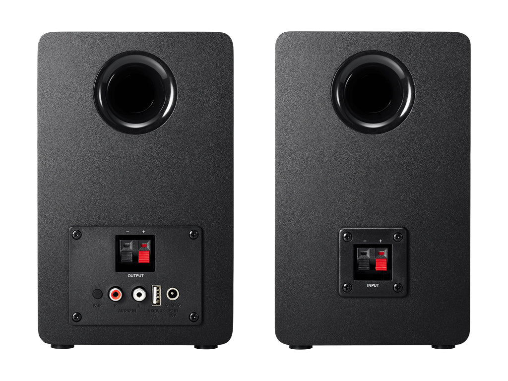 Zvočniki Audio-Technica AT-SP3X, Bookshelf, RCA, Bluetooth 5.3, črni