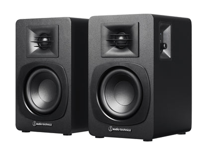 Zvočniki Audio-Technica AT-SP3X, Bookshelf, RCA, Bluetooth 5.3, črni