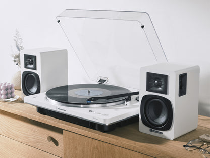 Zvočniki Audio-Technica AT-SP3X, Bookshelf, RCA, Bluetooth 5.3, Beli