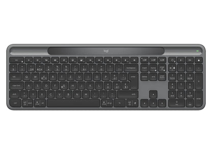Tipkovnica Logitech K980 Signature Slim Solar+, Wireless, grafitna, SLO g.