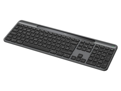Tipkovnica Logitech K980 Signature Slim Solar+, Wireless, grafitna, SLO g.