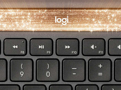 Tipkovnica Logitech K980 Signature Slim Solar+, Wireless, grafitna, SLO g.