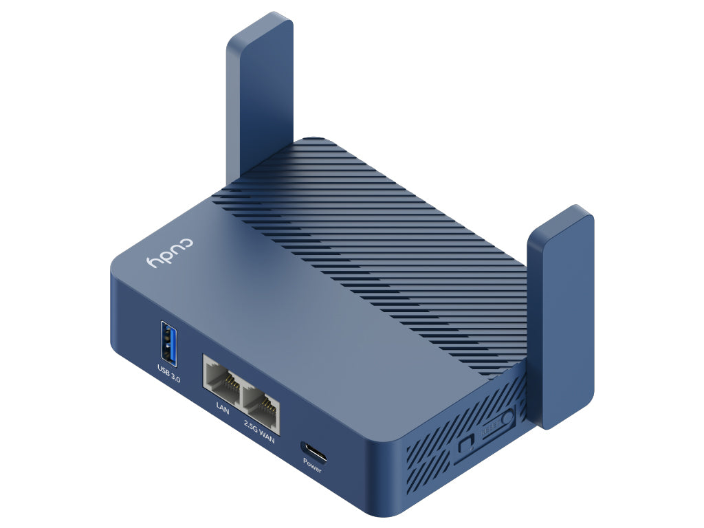 Brezžični usmerjevalnik Router CUDY TR3000, AX3000, 2.5G, Wi-Fi 6, Mini, VPN, Mesh, USB-C