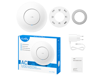 Dostopna točka CUDY AP1300, stropna, AC1200, Gigabit, Wi-Fi 5, Mesh