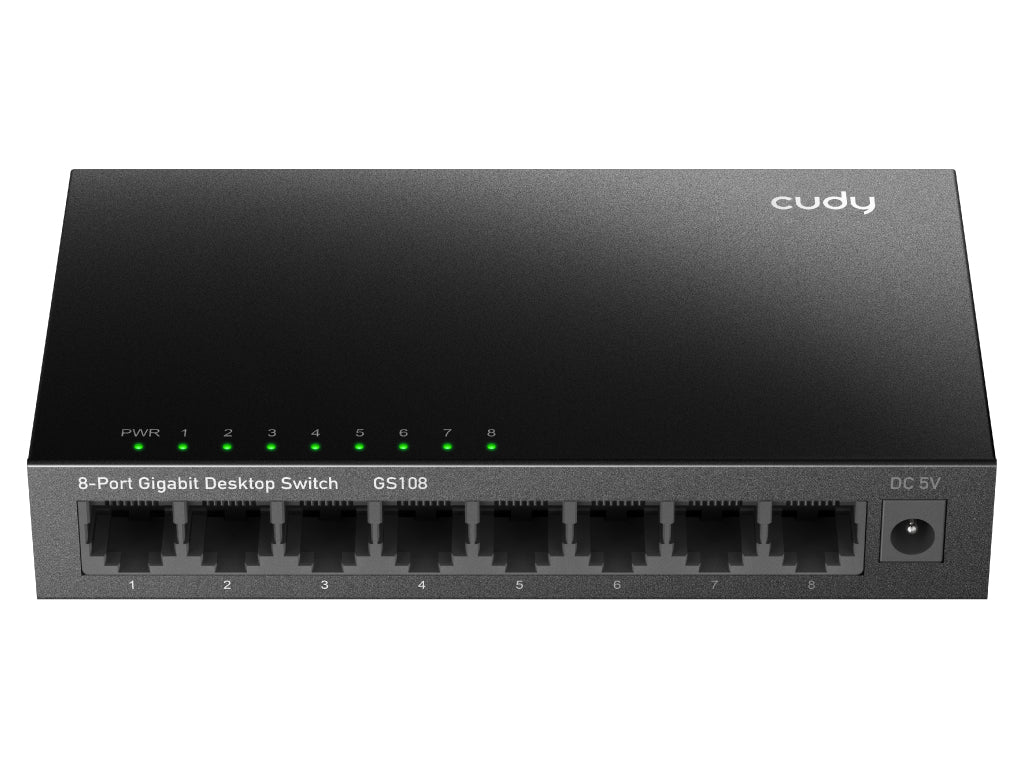 Switch CUDY GS108, 8-Port, Gigabit, Unmanaged