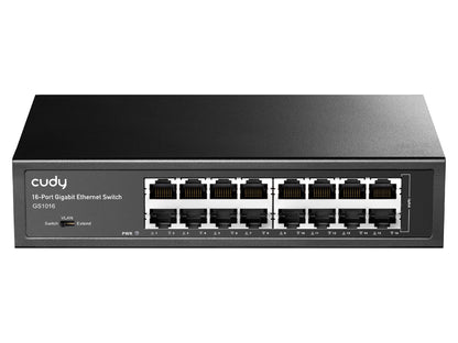 Switch CUDY GS1016, 16-Port, Gigabit, Unmanaged