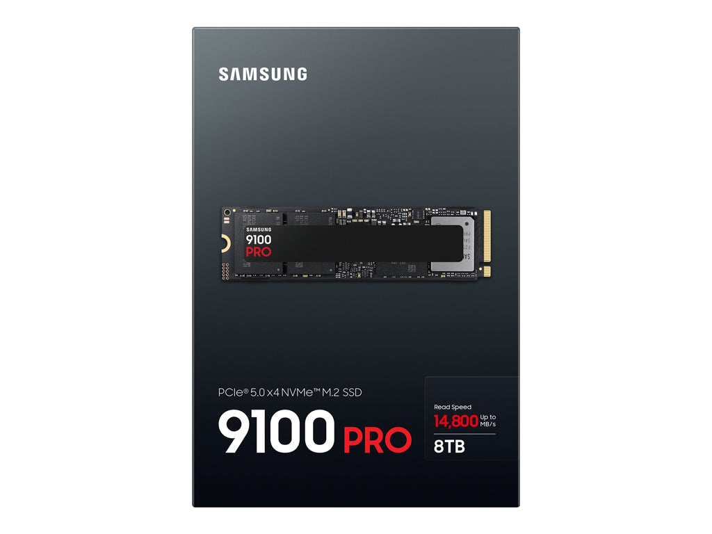 SSD 8TB M.2 80mm PCI-e 5.0 x4 NVMe 2.0, V-NAND, Samsung 9100 PRO (MZ-VAP8T0BW)