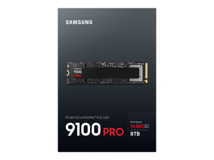 SSD 8TB M.2 80mm PCI-e 5.0 x4 NVMe 2.0, V-NAND, Samsung 9100 PRO (MZ-VAP8T0BW)