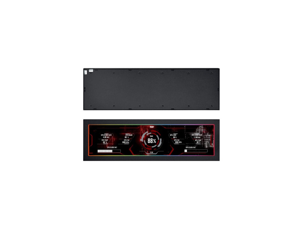 Zaslon za ohišje Lian Li US88v1, 8.8'' (22 cm), IPS, 1920×480, 500 nits, 60Hz, RGB, črn