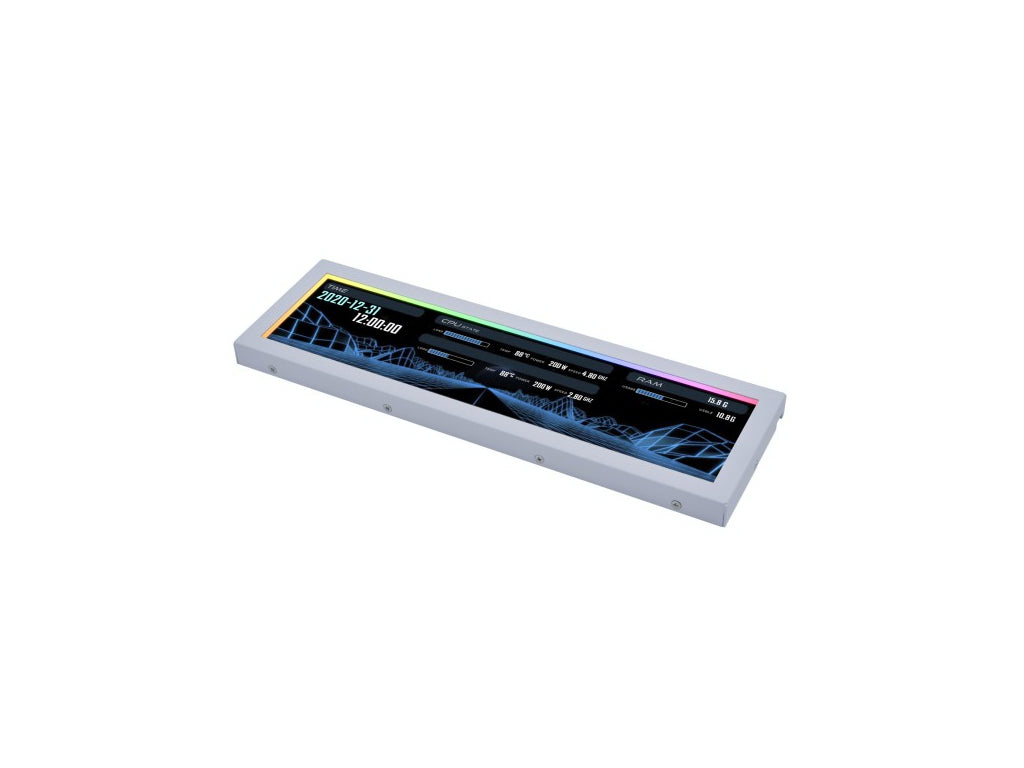 Zaslon za ohišje Lian Li US88v1, 8.8'' (22 cm), IPS, 1920×480, 500 nits, 60Hz, RGB, bel