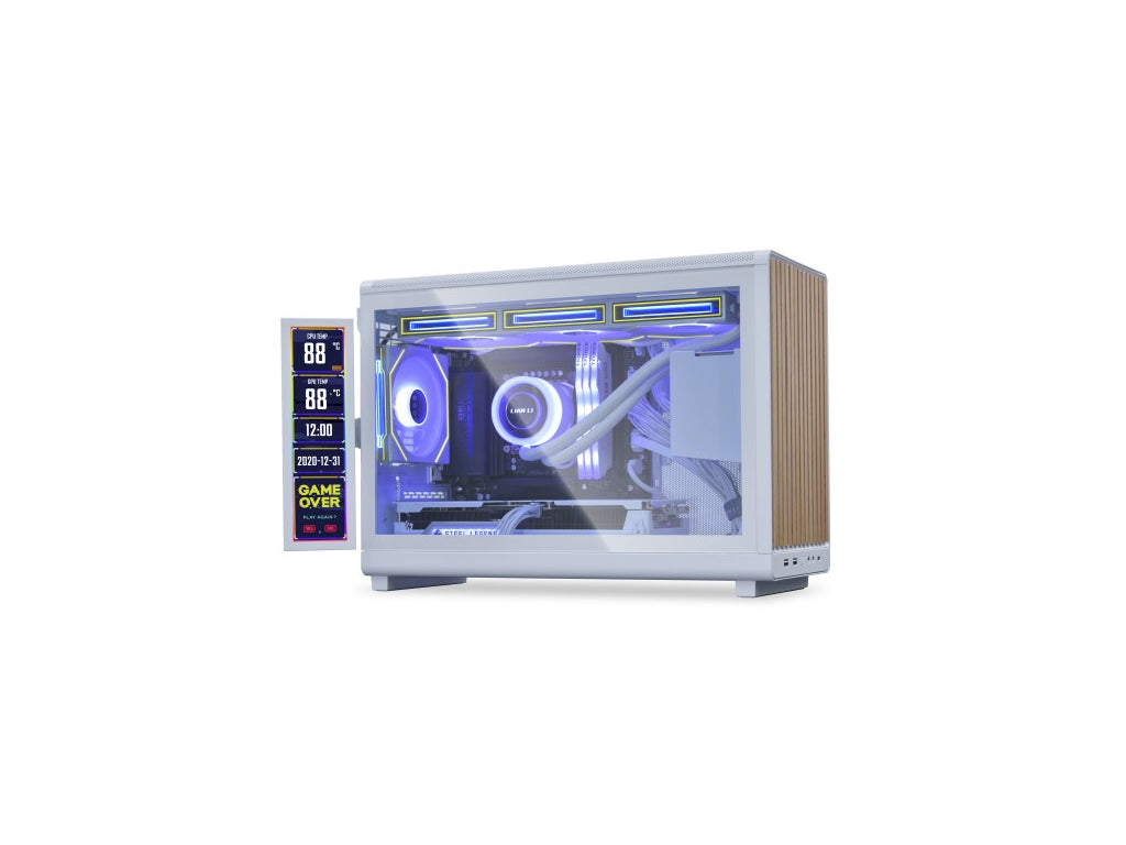 Zaslon za ohišje Lian Li US88v1, 8.8'' (22 cm), IPS, 1920×480, 500 nits, 60Hz, RGB, bel