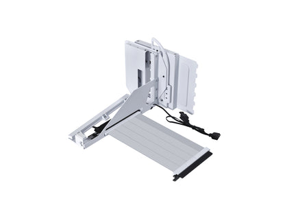 Univerzalni vertikalni nosilec grafične kartice Lian Li GPU Bracket Kit V3, 4 reže, PCIe 5.0, bel