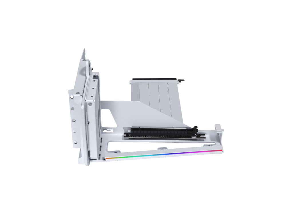 Univerzalni vertikalni nosilec grafične kartice Lian Li GPU Bracket Kit V3, 4 reže, PCIe 5.0, bel