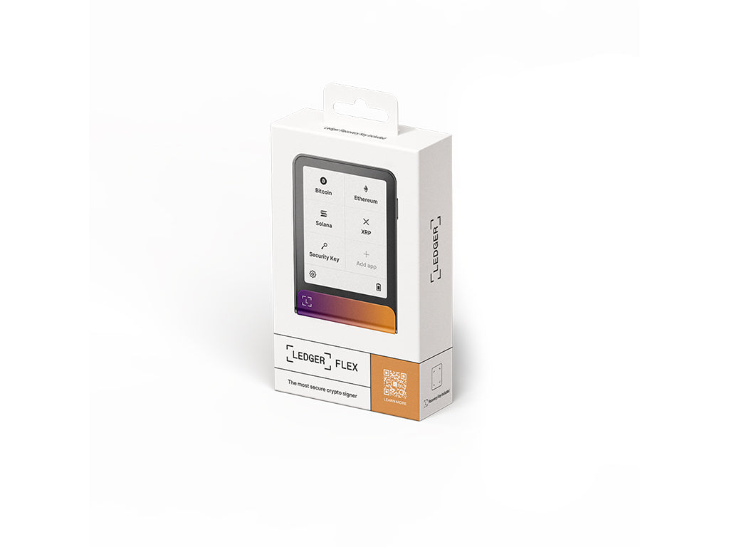 Ledger Flex z Recovery Key, denarnica za Bitcoin in druge kriptovalute, Ferro Fuchsia