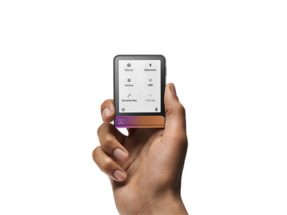 Ledger Flex z Recovery Key, denarnica za Bitcoin in druge kriptovalute, Ferro Fuchsia