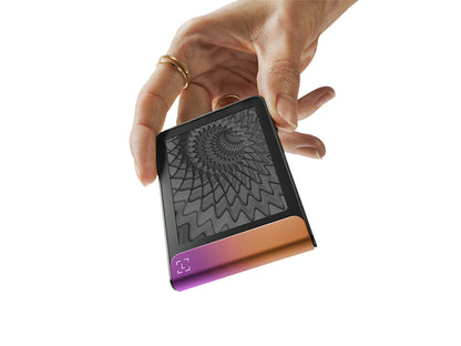 Ledger Flex z Recovery Key, denarnica za Bitcoin in druge kriptovalute, Ferro Fuchsia