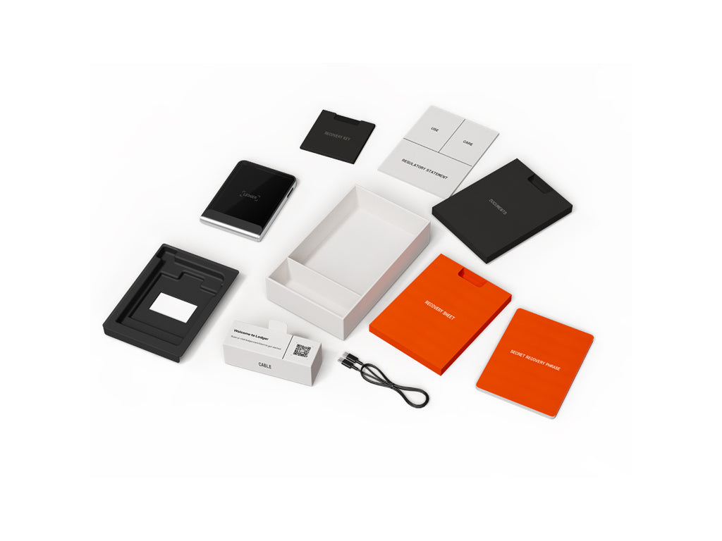 Ledger Flex z Recovery Key, denarnica za Bitcoin in druge kriptovalute, Crimson Magenta